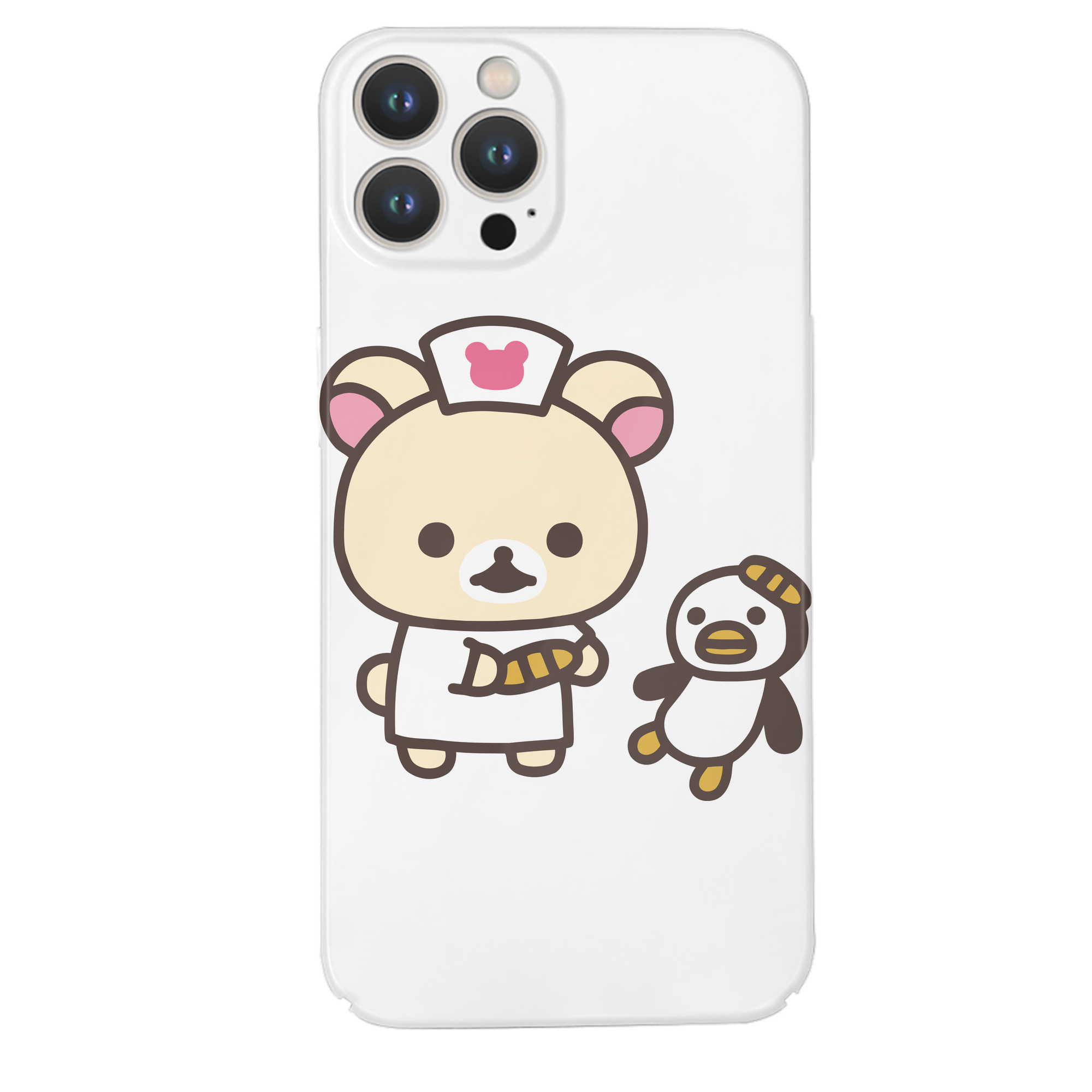 （画像用） リラックマ リラックマ キイロイトリ Rilakkuma Korilakkuma Kiiroitori 【iPhone 14シリーズ対応】ハードケース